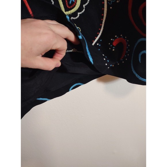 Boden Women's 10R Skirt Floral Lined Designer Classic Modest Art to Wear - Picture 5 of 8